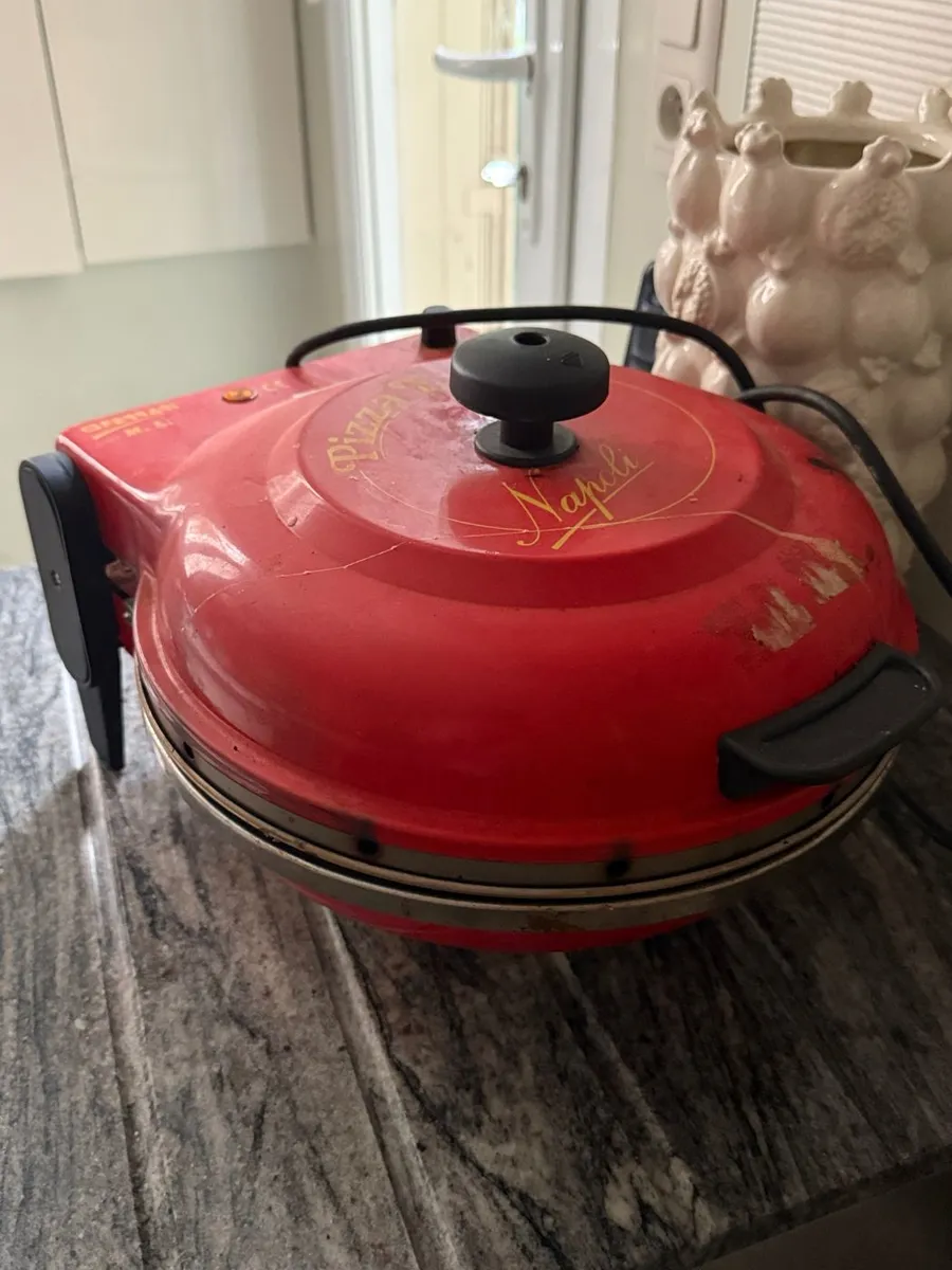 Four à pizza électrique Napoli rouge — photo 1
