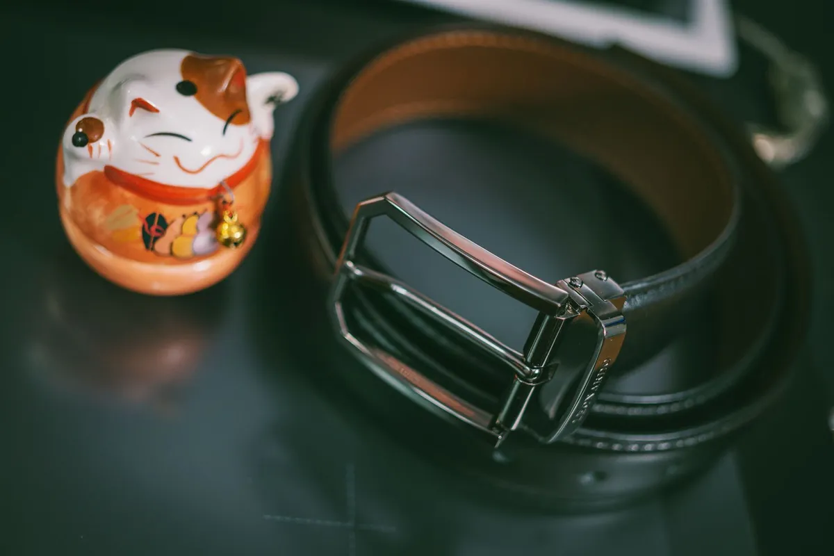 Ceinture cuir Le Tanneur marron taille 90 — photo 1