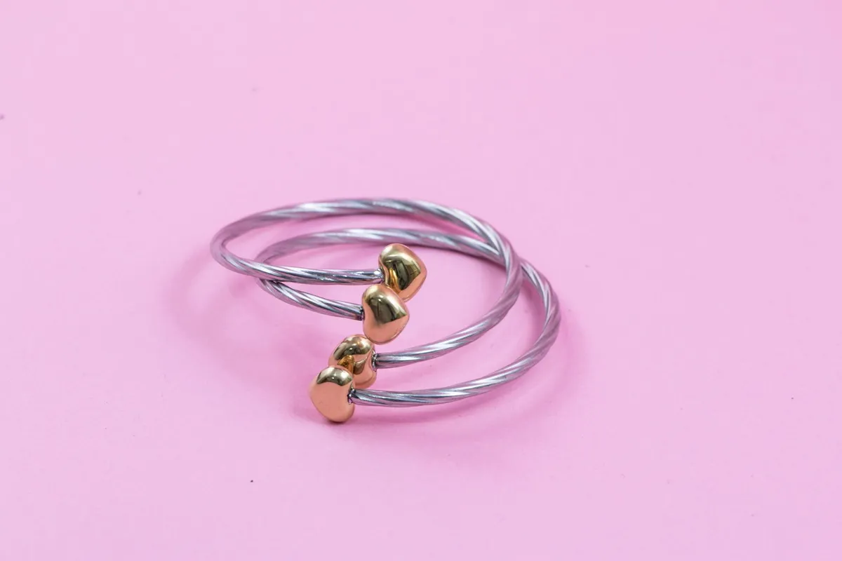 Bracelet Pandora argent avec 4 charms — photo 1